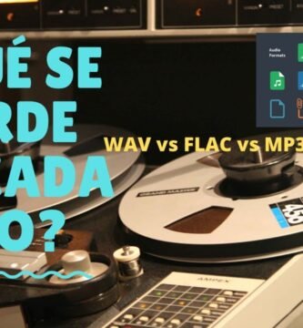 diferencias entre audio comprimido y sin compresión en auriculares profesionales