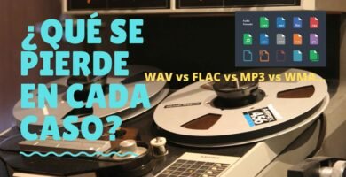 diferencias entre audio comprimido y sin compresión en auriculares profesionales
